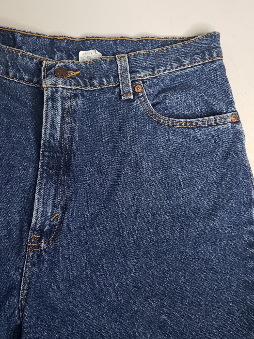 Vintage Levi's 522 100% Cotton Tapered Fit Straight Leg Jeans Size 16 Short USA - Picture 2 of 16